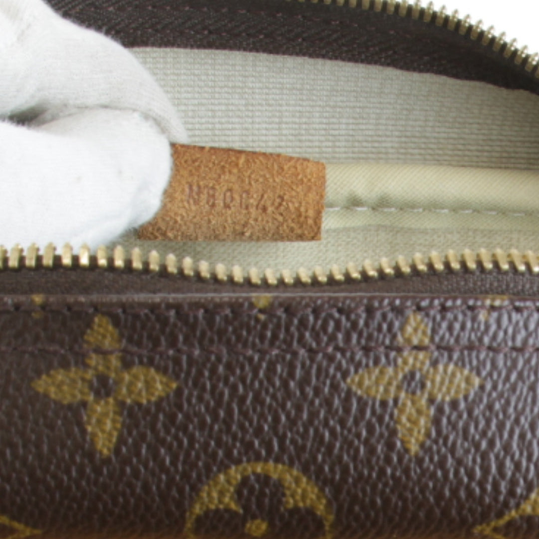 『USED』 
LOUIS VUITTON ルイ・ヴィトン 
 ドーヴィル M47270 ハンドバッグ 
モノグラムキャンバス ブラウン