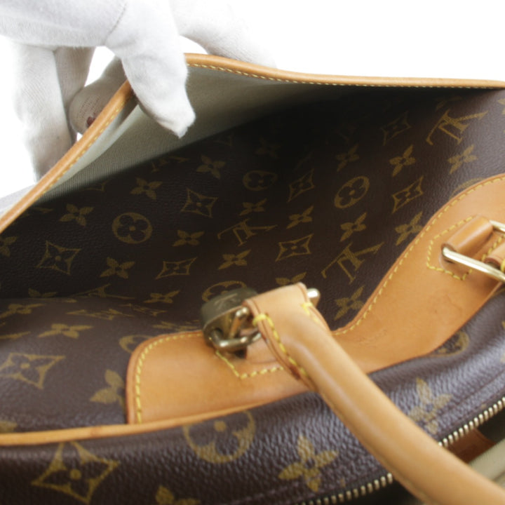 『USED』 
LOUIS VUITTON ルイ・ヴィトン 
 ドーヴィル M47270 ハンドバッグ 
モノグラムキャンバス ブラウン