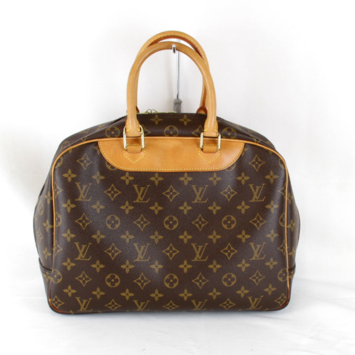『USED』 
LOUIS VUITTON ルイ・ヴィトン 
 ドーヴィル M47270 ハンドバッグ 
モノグラムキャンバス ブラウン