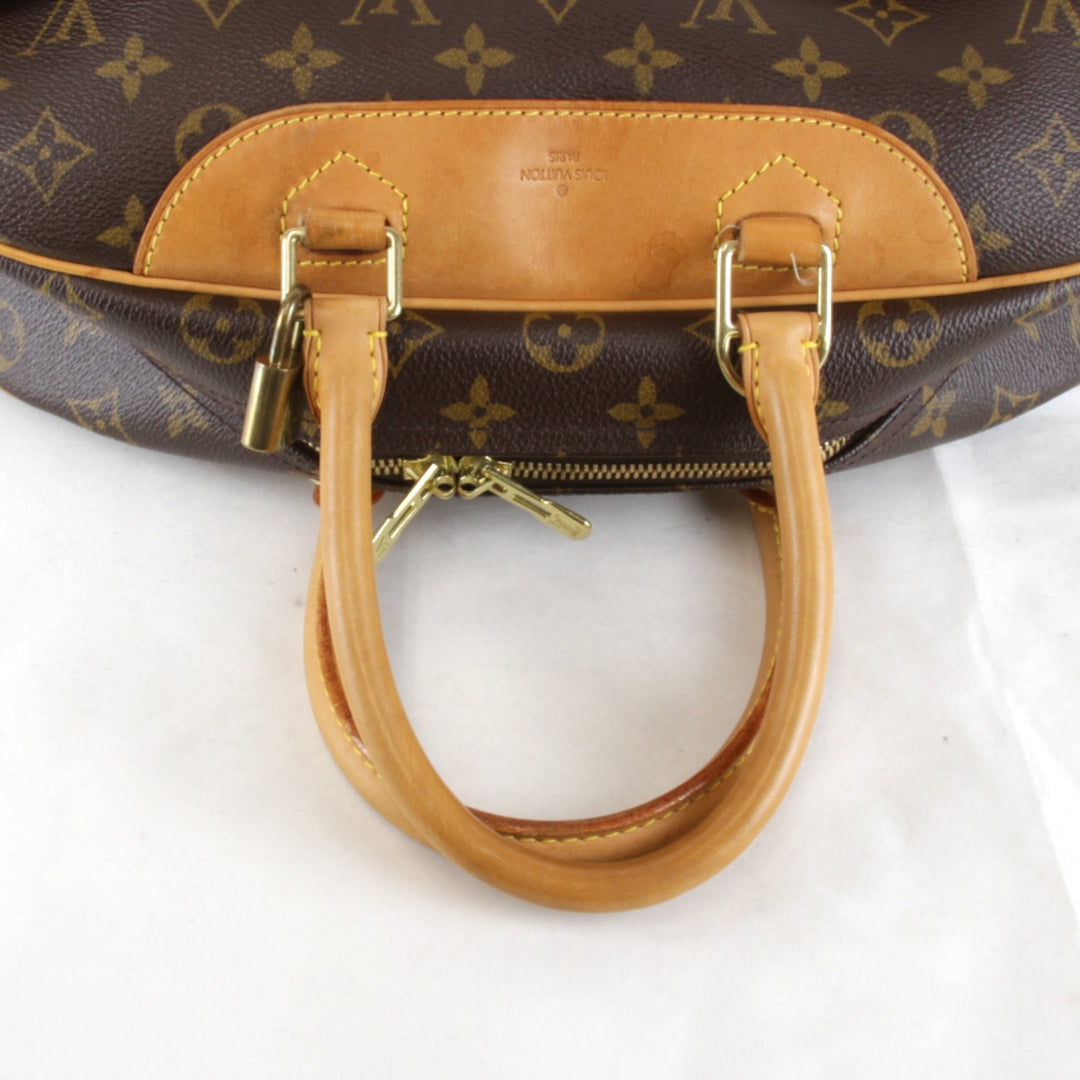『USED』 
LOUIS VUITTON ルイ・ヴィトン 
 ドーヴィル M47270 ハンドバッグ 
モノグラムキャンバス ブラウン