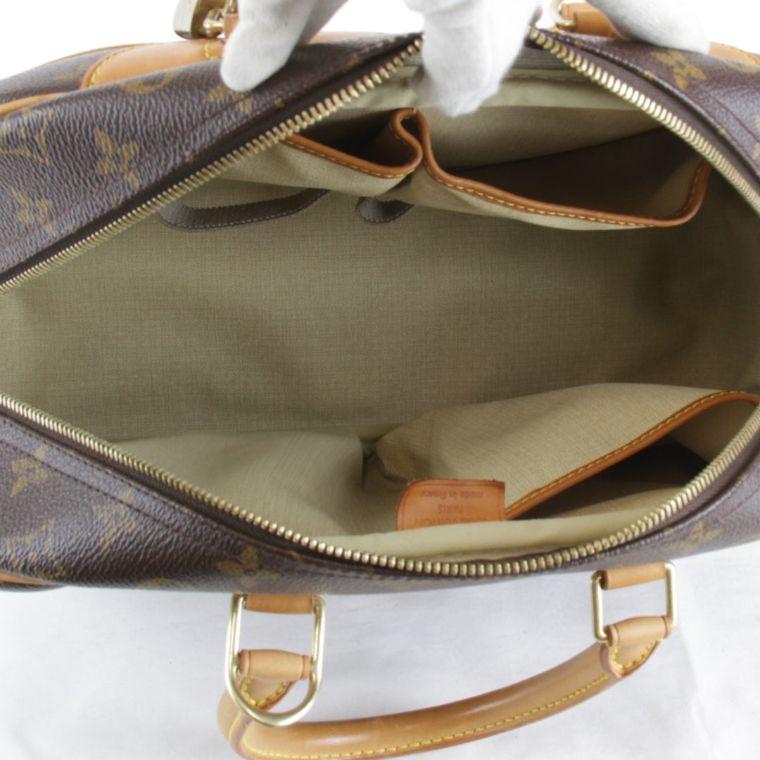『USED』 
LOUIS VUITTON ルイ・ヴィトン 
 ドーヴィル M47270 ハンドバッグ 
モノグラムキャンバス ブラウン