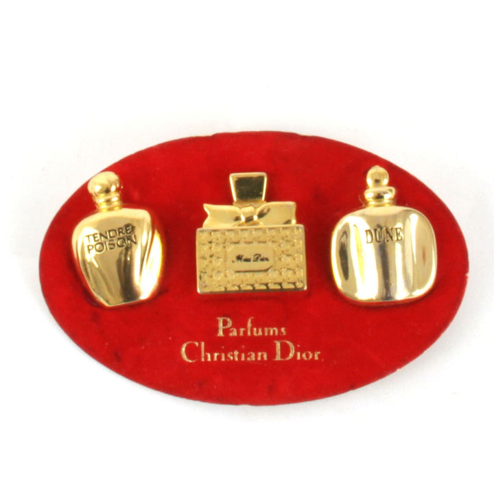 『USED』 
Christian Dior クリスチャンディオール 
 パフューム ピンバッジ セット その他ファッション雑貨 
メタル ゴールド