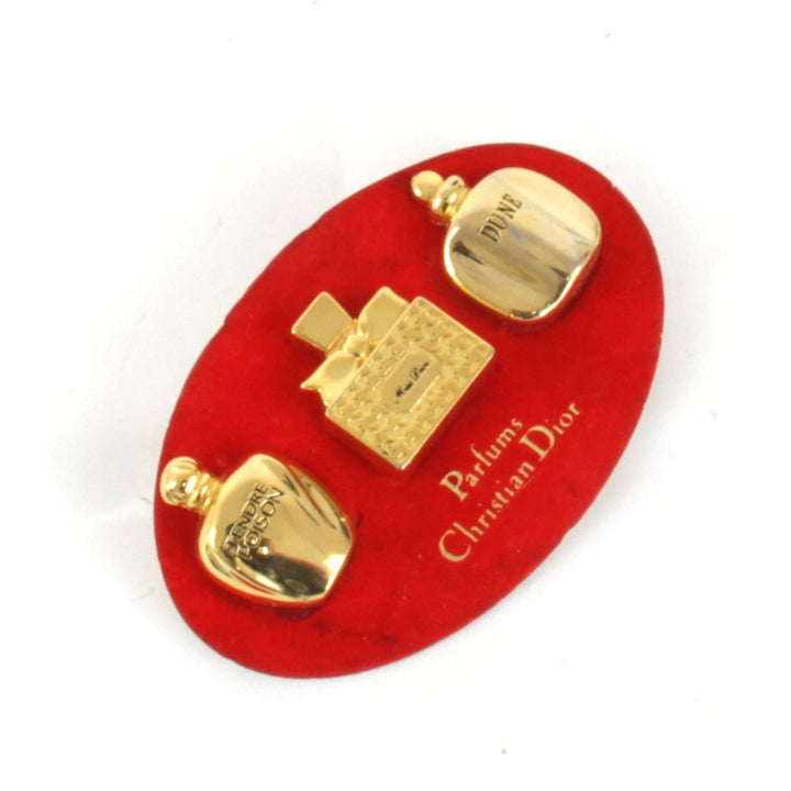 『USED』 
Christian Dior クリスチャンディオール 
 パフューム ピンバッジ セット その他ファッション雑貨 
メタル ゴールド