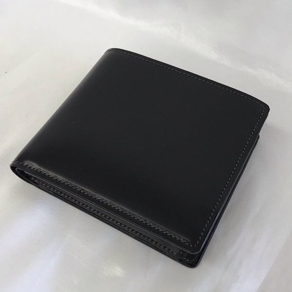 『美品』 
SOMES SADDLE ソメスサドル 
 二つ折り財布 
コードバン ブラック