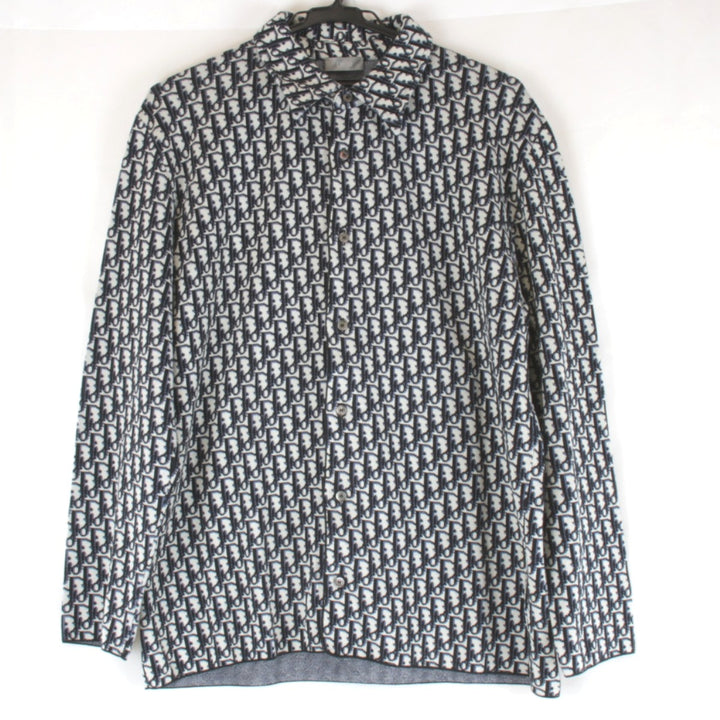 超美品『USED』 
Christian Dior クリスチャンディオール 
 023M550AT099 長袖シャツ 
コットン ネイビー
