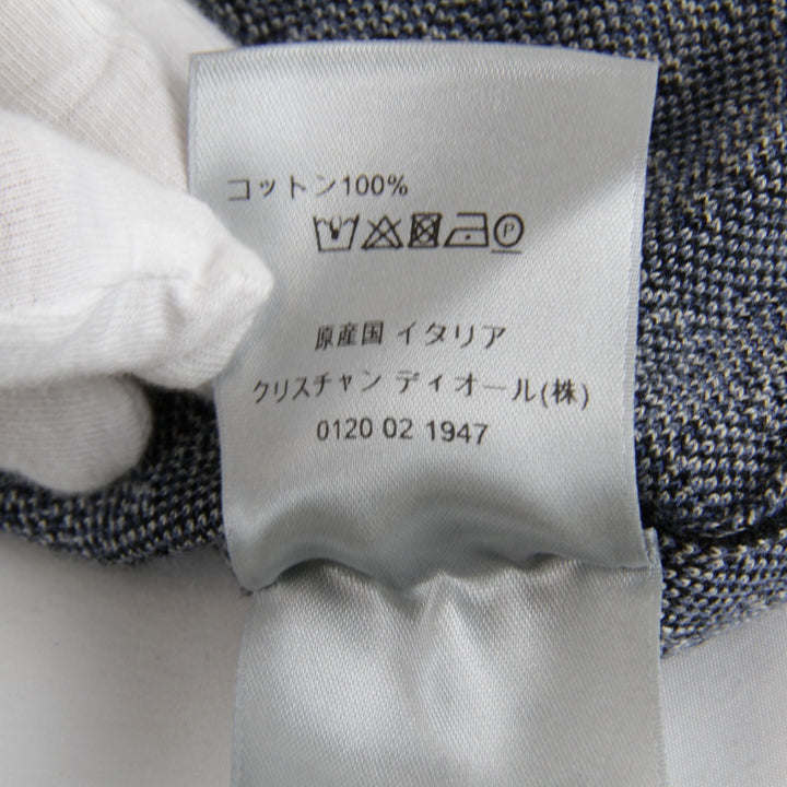 超美品『USED』 
Christian Dior クリスチャンディオール 
 023M550AT099 長袖シャツ 
コットン ネイビー