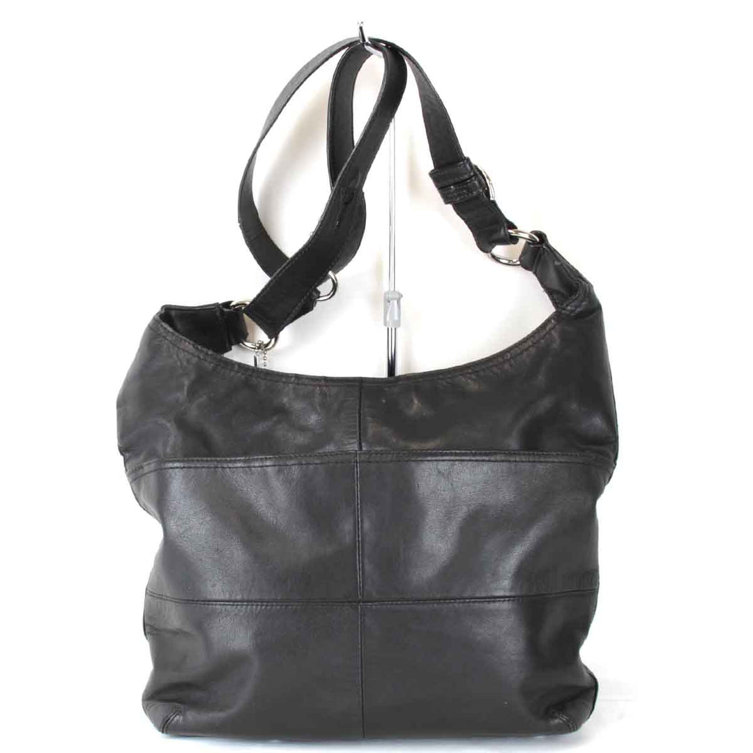 『USED』 
COACH コーチ 
 B1220-F17116 ショルダーバッグ 
レザー ブラック