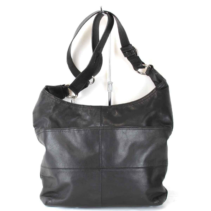 『USED』 
COACH コーチ 
 B1220-F17116 ショルダーバッグ 
レザー ブラック