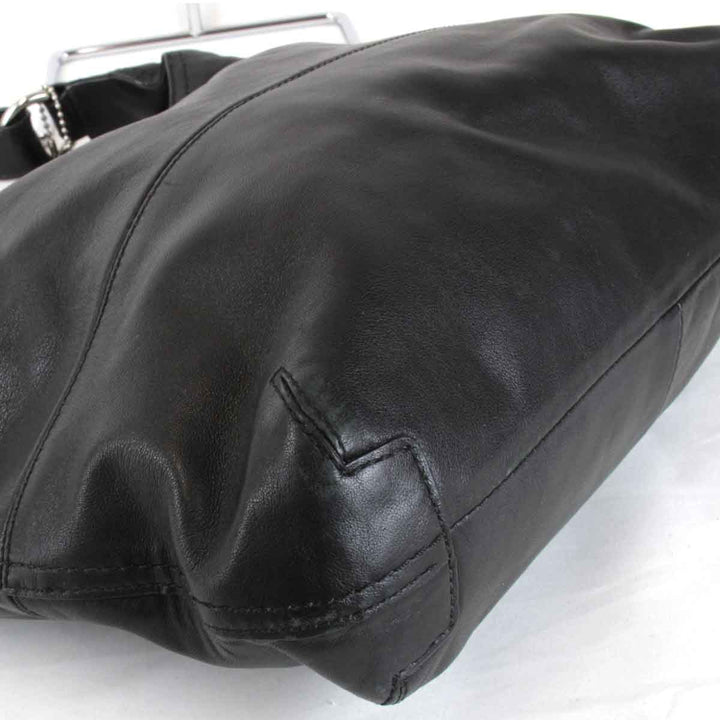 『USED』 
COACH コーチ 
 B1220-F17116 ショルダーバッグ 
レザー ブラック