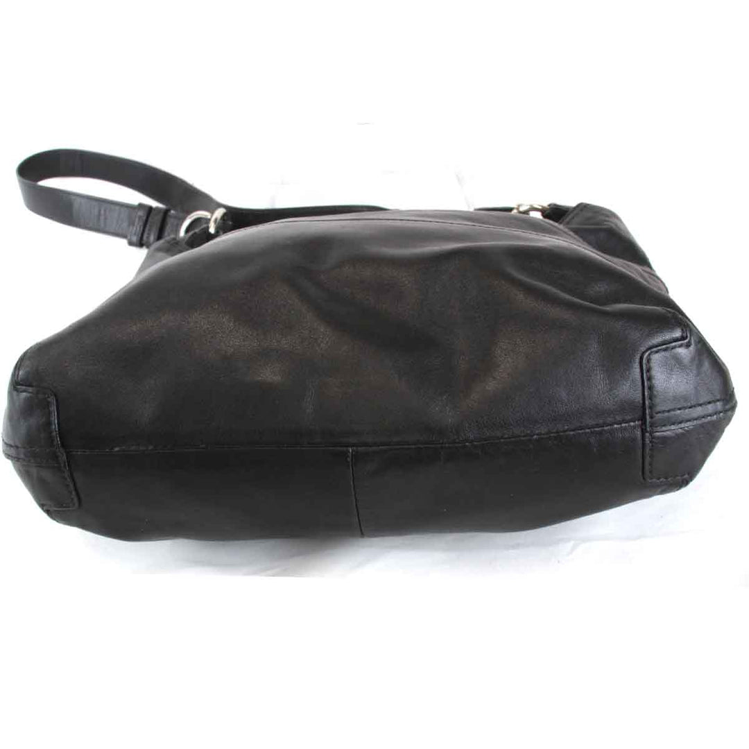 『USED』 
COACH コーチ 
 B1220-F17116 ショルダーバッグ 
レザー ブラック
