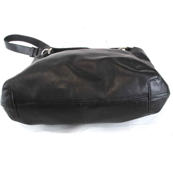 『USED』 
COACH コーチ 
 B1220-F17116 ショルダーバッグ 
レザー ブラック