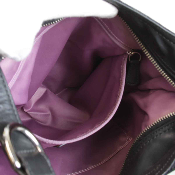 『USED』 
COACH コーチ 
 B1220-F17116 ショルダーバッグ 
レザー ブラック