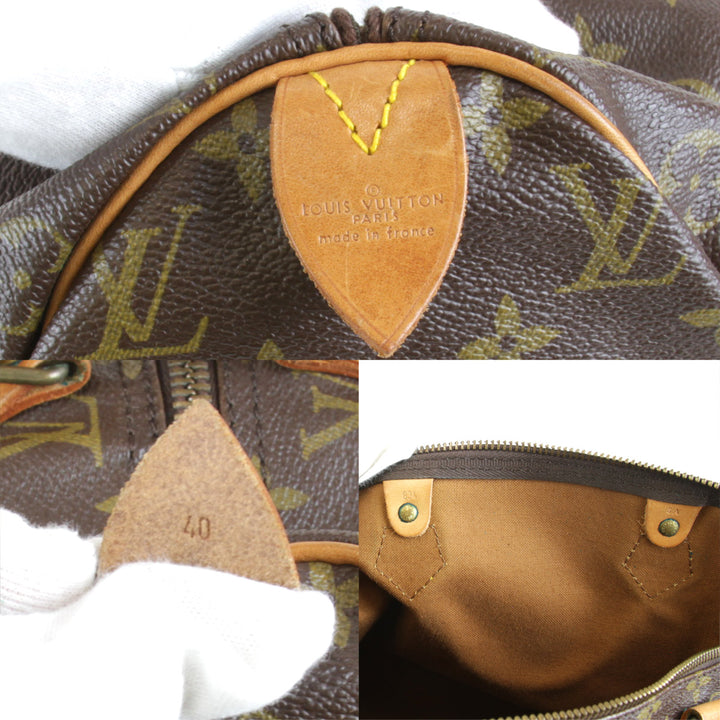 『USED』 
LOUIS VUITTON ルイ・ヴィトン 
 スピーディー40 M41522 ハンドバッグ 
モノグラムキャンバス モノグラム