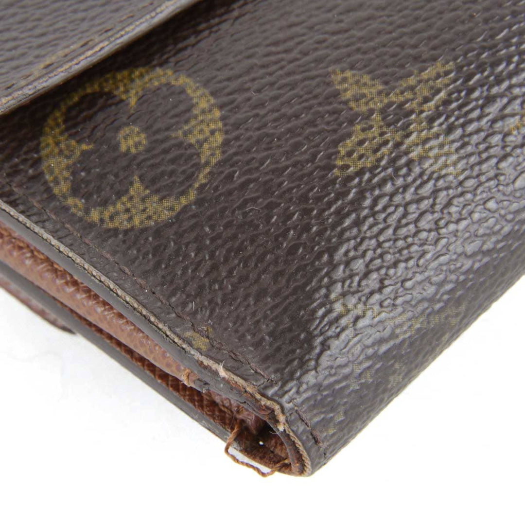 『USED』 
LOUIS VUITTON ルイ・ヴィトン 
 ポルトモネ・ビエ カルトクレディ M61652 財布 
モノグラムキャンバス ブラウン