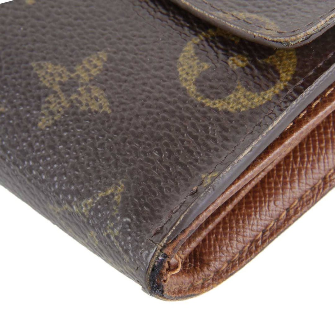『USED』 
LOUIS VUITTON ルイ・ヴィトン 
 ポルトモネ・ビエ カルトクレディ M61652 財布 
モノグラムキャンバス ブラウン