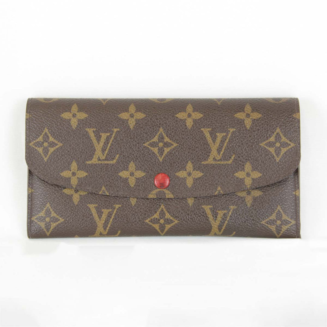良品『USED』 
LOUIS VUITTON ルイ・ヴィトン 
 ポルトフォイユエミリー  M60697 長財布 
モノグラムキャンバス モノグラム