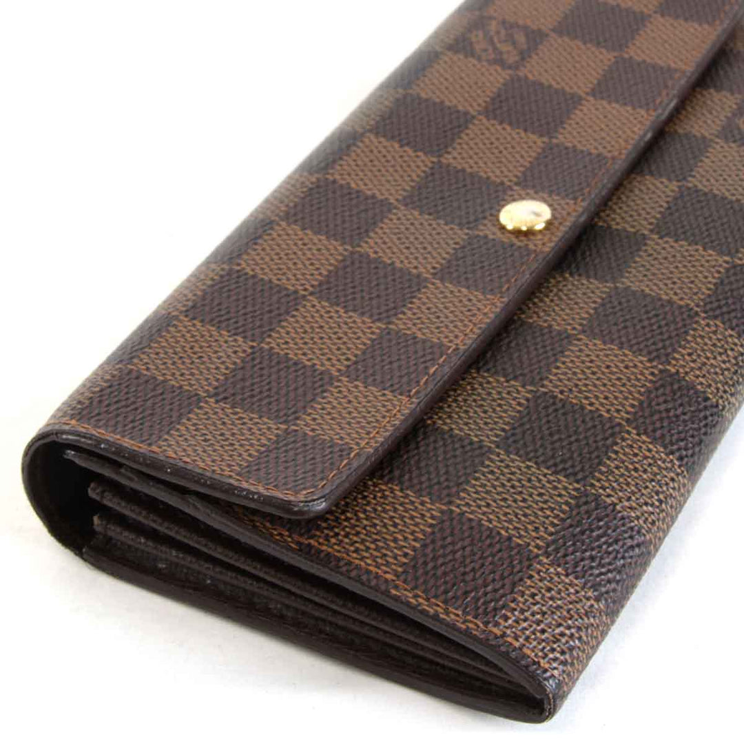 『USED』 
LOUIS VUITTON ルイ・ヴィトン 
 ポルトフォイユ サラ M61734 長財布 
ダミエキャンバス ブラウン