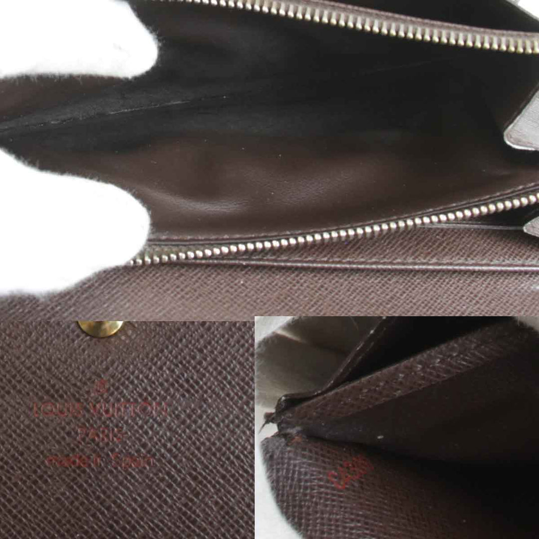 『USED』 
LOUIS VUITTON ルイ・ヴィトン 
 ポルトフォイユ サラ M61734 長財布 
ダミエキャンバス ブラウン