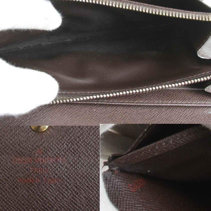 『USED』 
LOUIS VUITTON ルイ・ヴィトン 
 ポルトフォイユ サラ M61734 長財布 
ダミエキャンバス ブラウン