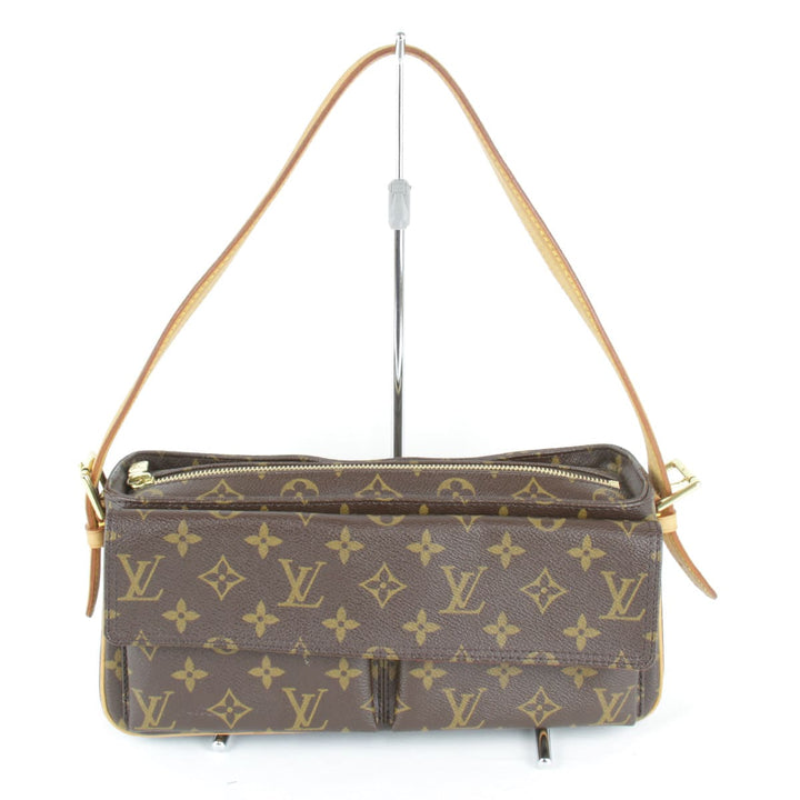 良品『USED』 
LOUIS VUITTON ルイ・ヴィトン 
 モノグラム ヴィバシテ M51163 ショルダーバッグ 
モノグラムキャンバス モノグラム