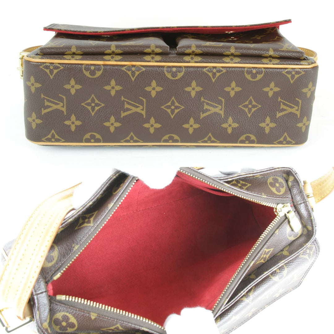 良品『USED』 
LOUIS VUITTON ルイ・ヴィトン 
 モノグラム ヴィバシテ M51163 ショルダーバッグ 
モノグラムキャンバス モノグラム