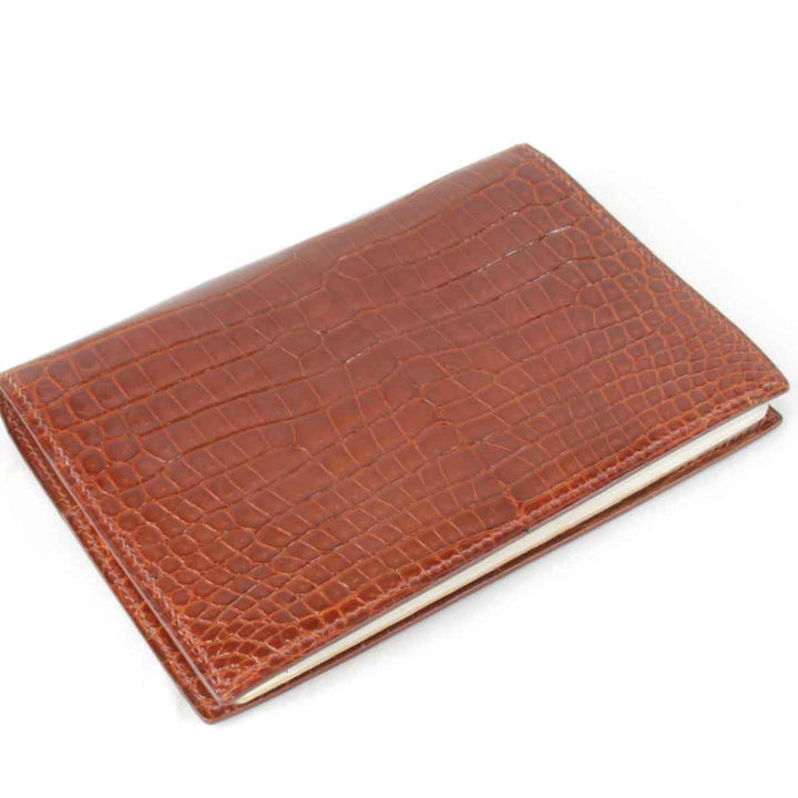 『USED』 
HERMES エルメス 
 アジェンダPM　□刻印不明瞭 手帳 
アリゲーター ブラウン