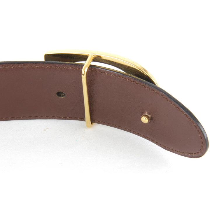 『USED』 
GUCCI グッチ 
 65.26 ベルト 
レザー ブラック