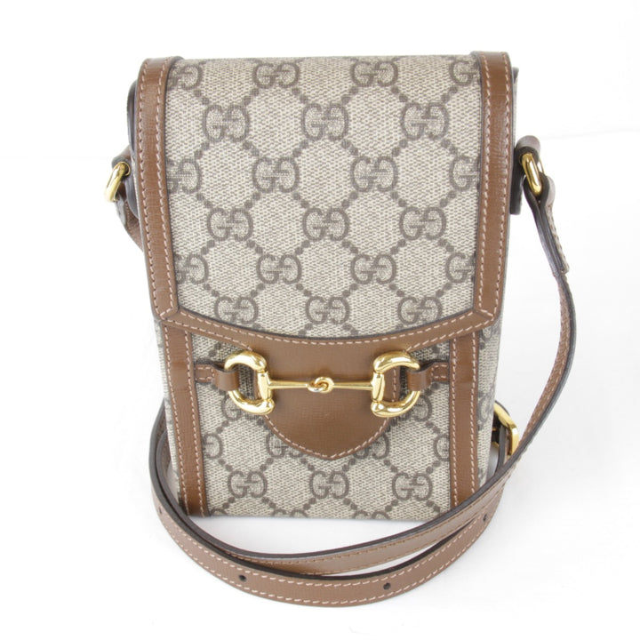 『USED』 
GUCCI グッチ 
 625615 520981 ショルダーバッグ 
GGスプリームキャンバス/レザー ブラウン