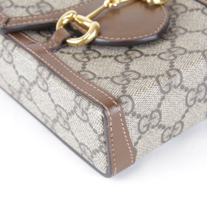 『USED』 
GUCCI グッチ 
 625615 520981 ショルダーバッグ 
GGスプリームキャンバス/レザー ブラウン