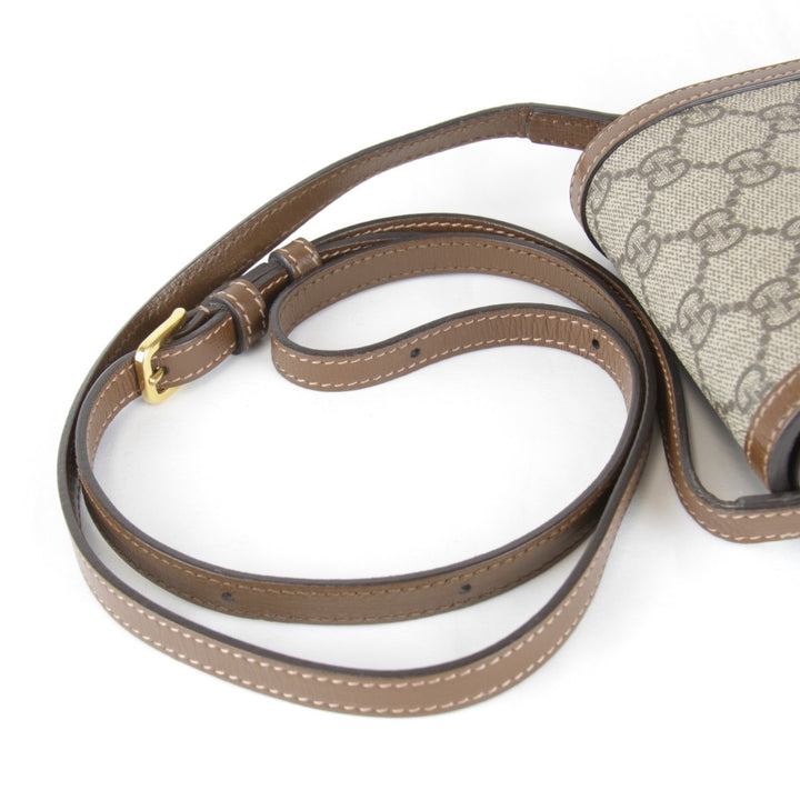 『USED』 
GUCCI グッチ 
 625615 520981 ショルダーバッグ 
GGスプリームキャンバス/レザー ブラウン