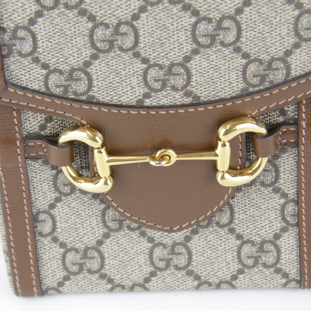 『USED』 
GUCCI グッチ 
 625615 520981 ショルダーバッグ 
GGスプリームキャンバス/レザー ブラウン