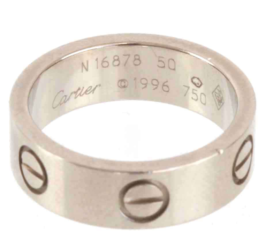 『USED』 K18 
CARTIER  ラブリング リング・指輪
 6.9g