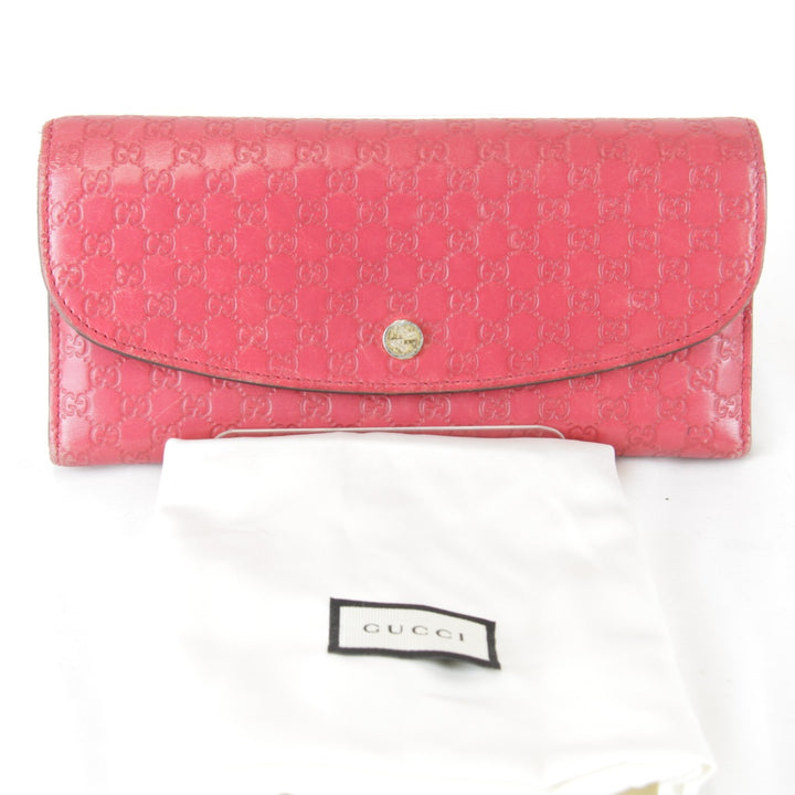 『USED』 
GUCCI グッチ 
 袋有 256926・0416 長財布 
レザー レッド