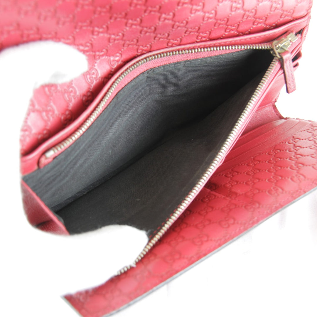 『USED』 
GUCCI グッチ 
 袋有 256926・0416 長財布 
レザー レッド