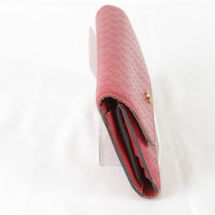 『USED』 
GUCCI グッチ 
 袋有 256926・0416 長財布 
レザー レッド