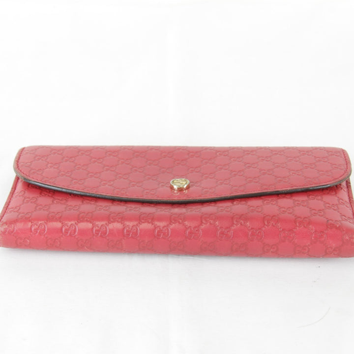 『USED』 
GUCCI グッチ 
 袋有 256926・0416 長財布 
レザー レッド