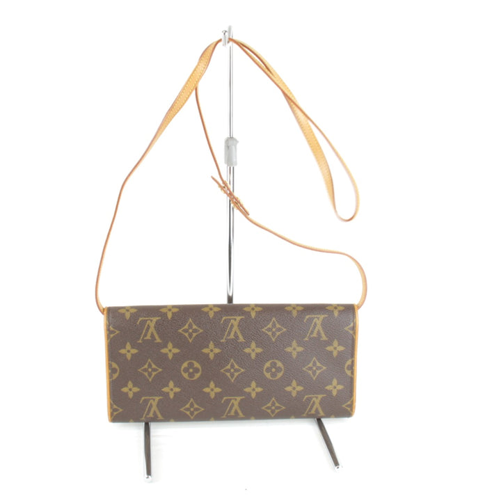 【価格改定】良品『USED』 
LOUIS VUITTON ルイ・ヴィトン 
 ポシェット ツインGM M51852 ショルダーバッグ 
モノグラムキャンバス ブラウン