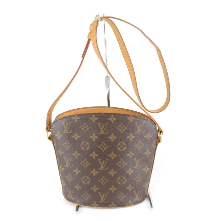 【価格改定】『USED』 
LOUIS VUITTON ルイ・ヴィトン 
 ドルーオ M51290 ショルダーバッグ 
モノグラムキャンバス ブラウン