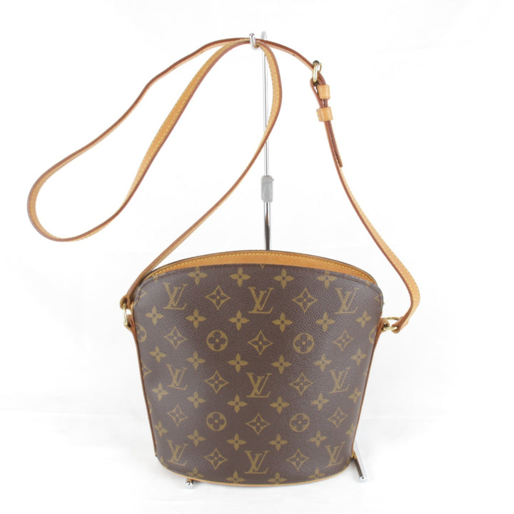 【価格改定】『USED』 
LOUIS VUITTON ルイ・ヴィトン 
 ドルーオ M51290 ショルダーバッグ 
モノグラムキャンバス ブラウン