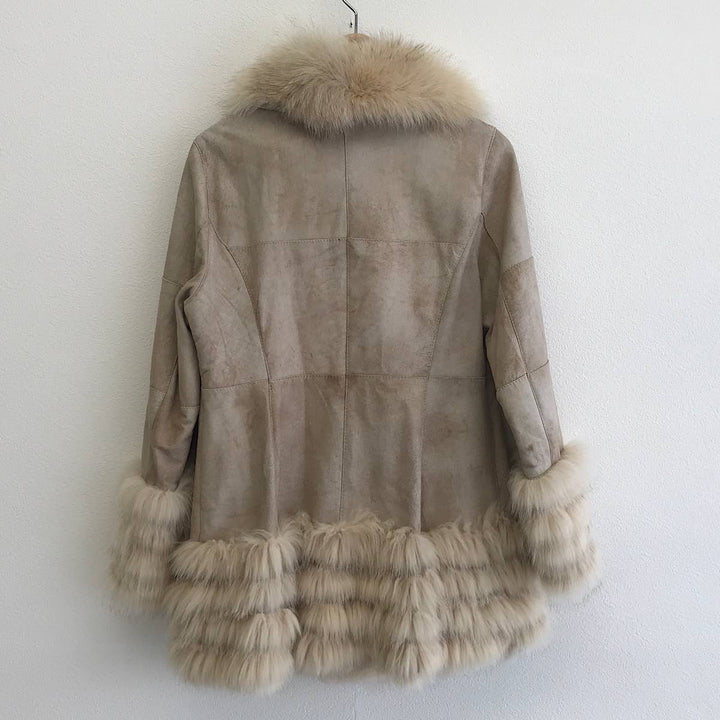 『USED』 
 
 ラビット革・ブルーフォックス コート 
ラビットファー /ブルーフォックス ブラウン系