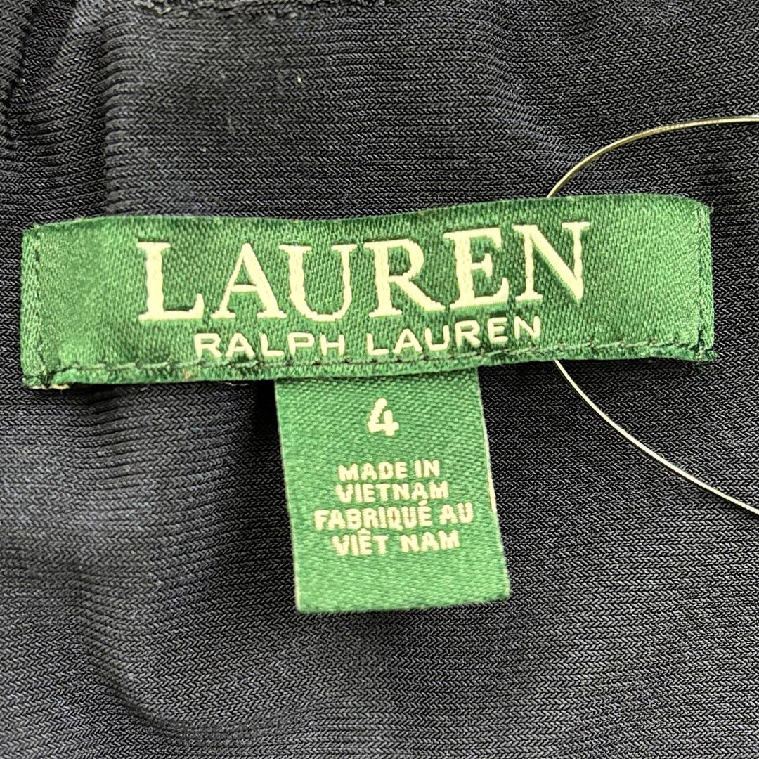 『USED』 
RALPH LAUREN ラルフローレン 
 花柄ノースリーブ　 RN41381/CA56658 ワンピース 
ナイロン/ポリエステル ネイビー