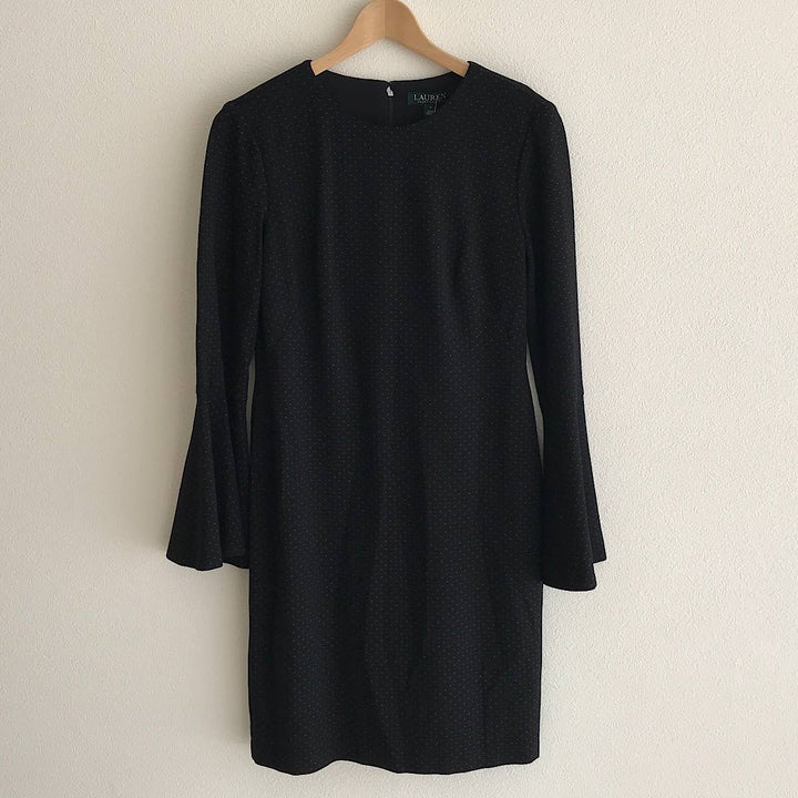 『美品』 
RALPH LAUREN ラルフローレン 
 ワンピース 
ポリエステル/レーヨン /ポリウレタン ブラック系