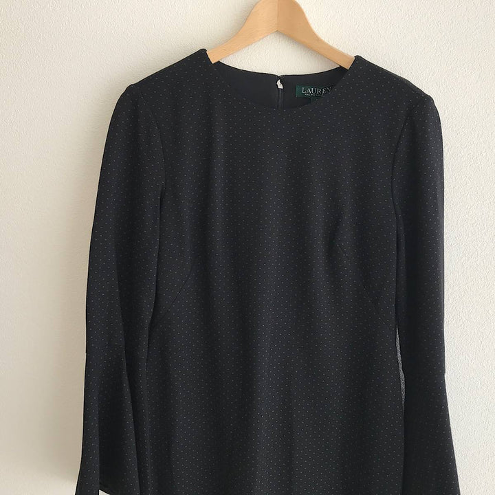 『美品』 
RALPH LAUREN ラルフローレン 
 ワンピース 
ポリエステル/レーヨン /ポリウレタン ブラック系