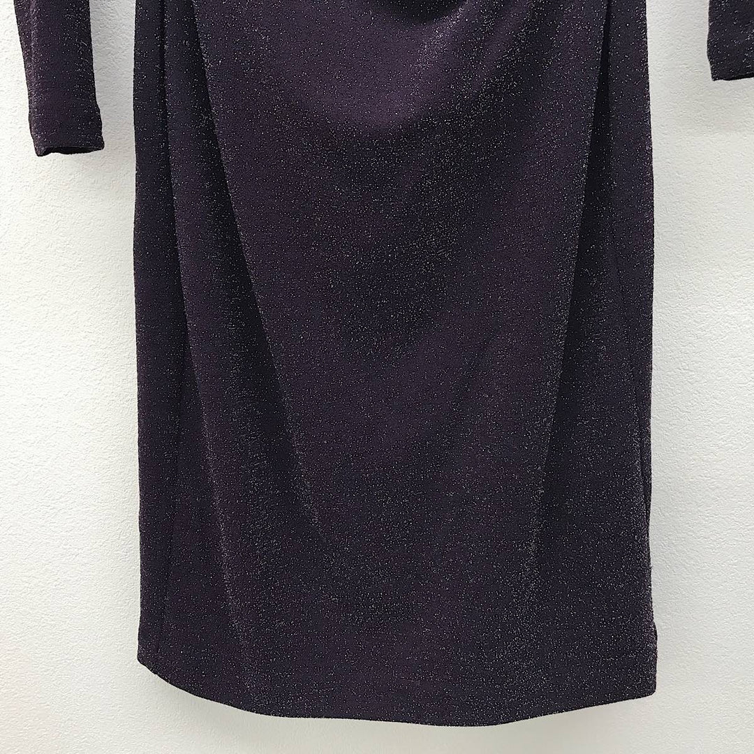 『USED』 
RALPH LAUREN ラルフローレン 
 サイズ2P RN41381/CA56658 ワンピース 
ポリエステル/ポリウレタン パープル