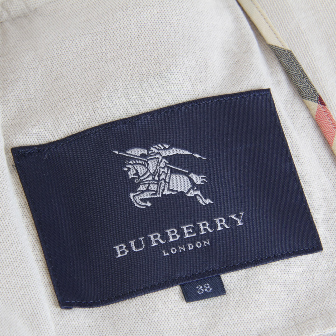 良品『USED』 
BURBERRY LONDON バーバリーロンドン 
 テーラードジャケット 
コットン ベージュ