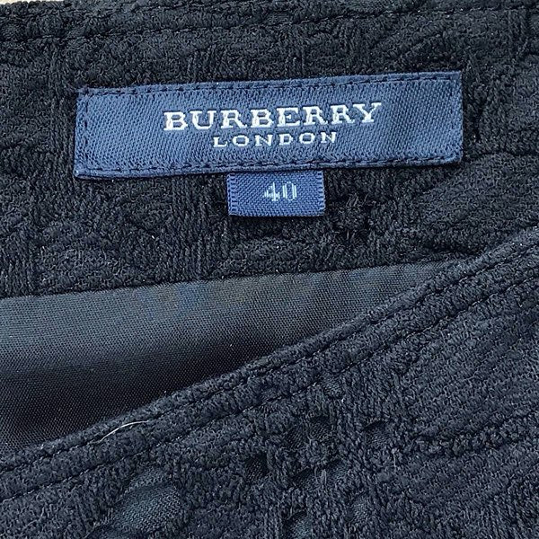 『美品』 
BURBERRY LONDON バーバリーロンドン 
 スカート 
コットン/ナイロン  /キュプラ ブラック
