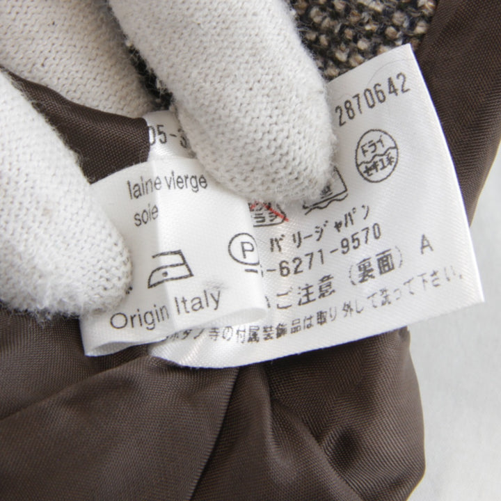 『USED』 
BALLY バリー 
 セットアップ 
ウール/シルク ブラウン