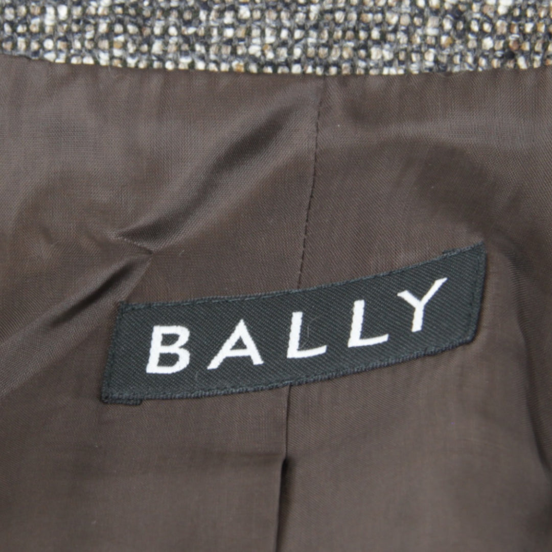 『USED』 
BALLY バリー 
 セットアップ 
ウール/シルク ブラウン