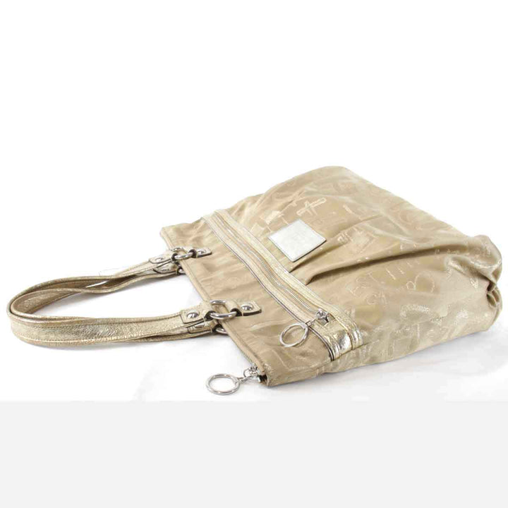 『USED』 
COACH コーチ 
 ポピー C1069-15301 トートバッグ 
キャンバス ゴールド