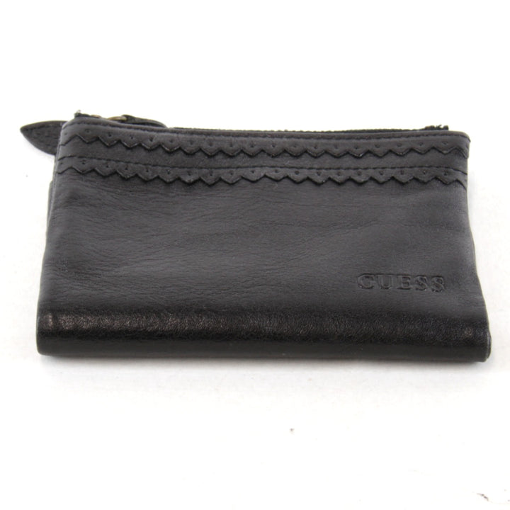 『USED』 
Guess ゲス 
 二つ折り財布 
レザー ブラック